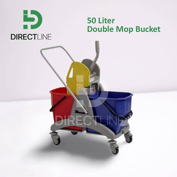 Mop trolley|Mop Bucket|Dustbin|Janitorial trolley 7