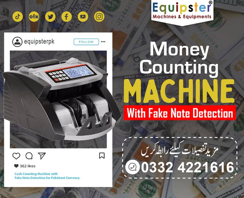 cash counting machine price in pakistan with fake note detection 0