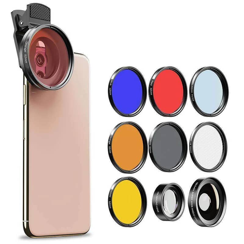 Phone Lens Kits 37/52mm CPL ND32 Full Color Filter 0