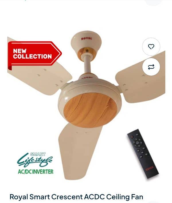 Royal ceiling fan 56 " life time warranty" 8