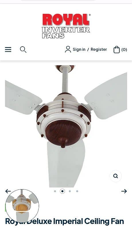 Royal ceiling fan 56 " life time warranty" 10