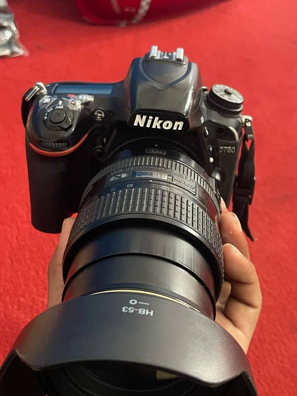 Nikon d750 with 24.120 7