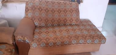 Sofa set with Dewan 6 Setter