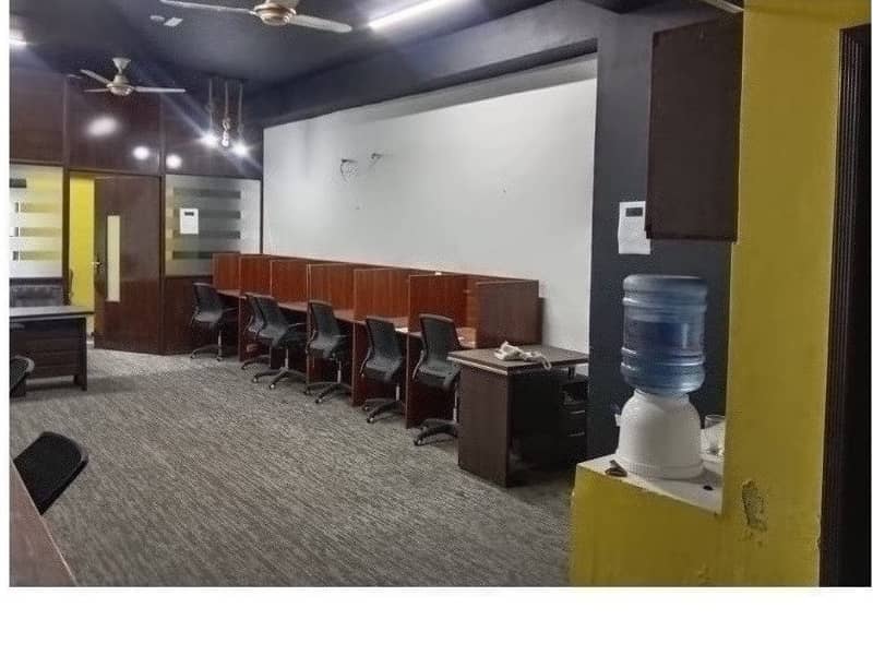 Fully Furnished Office Area 600 Square Feet Office Available For Rent Real Pictures In Gulberg 3 Lahore 1