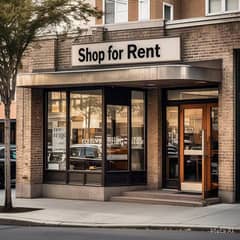 Prime Shop for Rent Ideal Location with Excellent Features