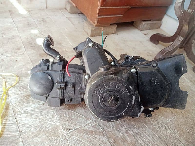 Automatic 124cc engine for 70cc bike 1