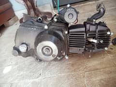 Automatic 124cc engine for 70cc bike