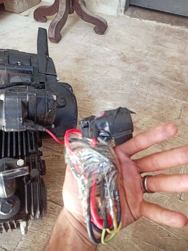 Automatic 124cc engine for 70cc bike 8