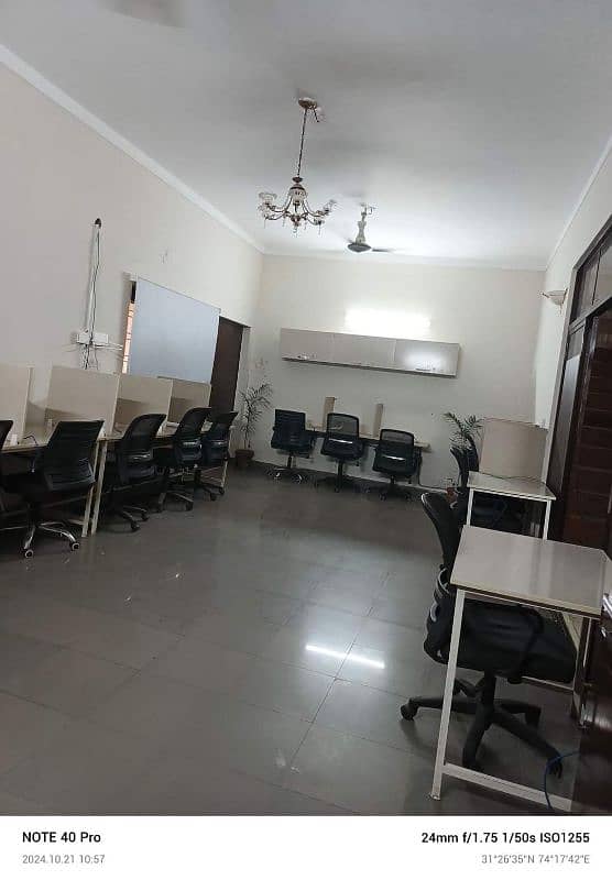 co working space shared officea Allama iqbal town Raza block lahore 0