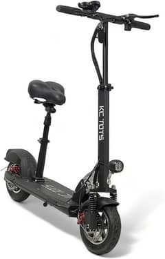 KC ToTs Big Size Electric Scooter with Seat and Power (42V