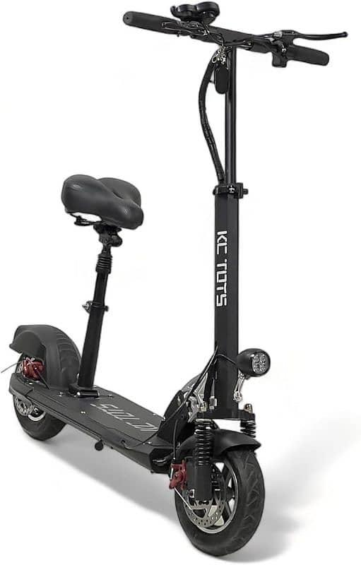 KC ToTs Big Size Electric Scooter with Seat and Power (42V 0