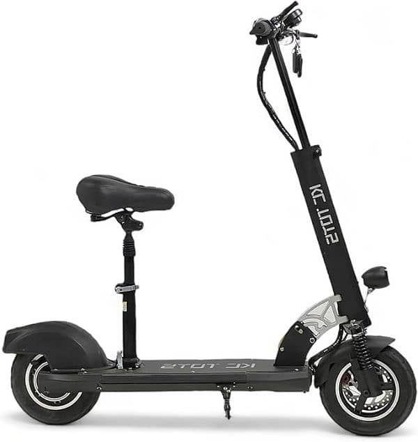 KC ToTs Big Size Electric Scooter with Seat and Power (42V 1