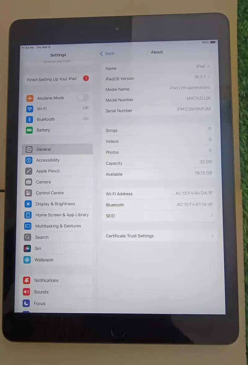 Ipad 7th Gen 32GB best for PUBG FreeFire 1