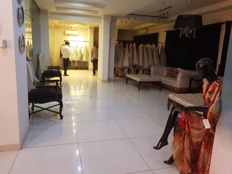 Spacious Shop Is Available For Rent In Ideal Location Of MM Alam Road 11