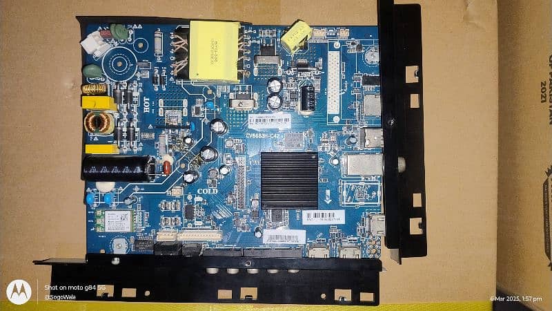 Haier 43 inch K6600 series android tv mother board dead pcb card 1