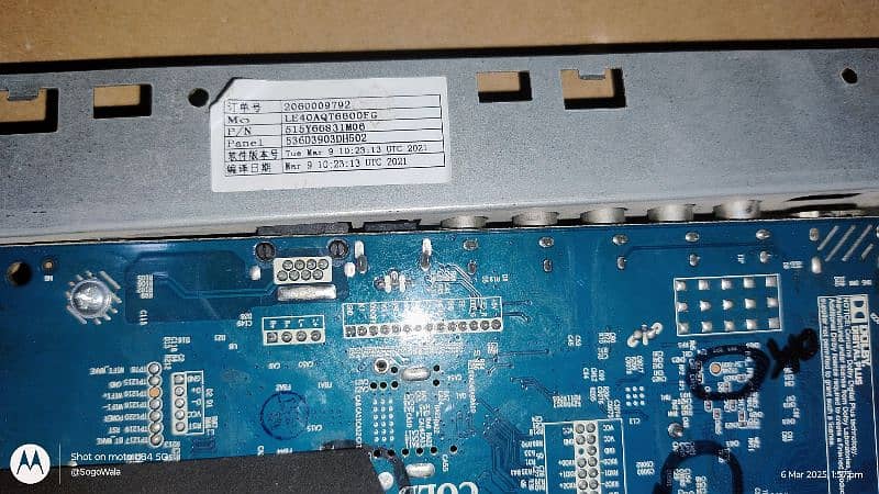 Haier 43 inch K6600 series android tv mother board dead pcb card 5