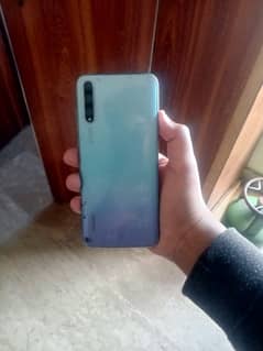 huawei y8p mix blue color in neat and clean new condition