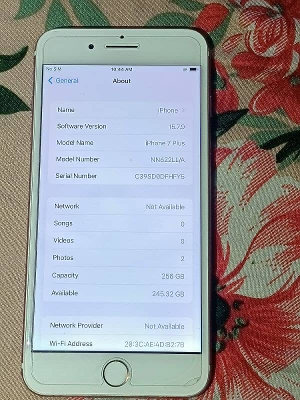 I phone 7 plus 256 gb pta 4