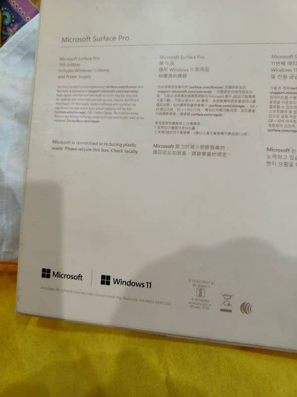 Microsoft Surface pro ( 11 Edition ) Snapdragon X Elite 1