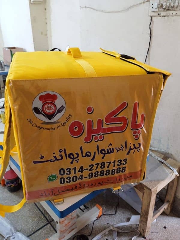 Food Bags, isolated Hot Bags, Pizza delivery Bag, delivery box 14