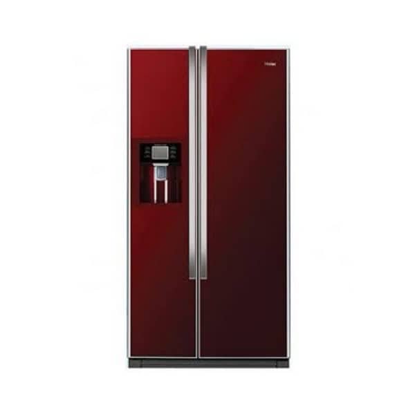 haire double door fridge 0