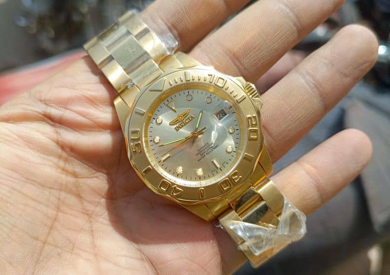 Invicta Stainless Steel Goldtone 0