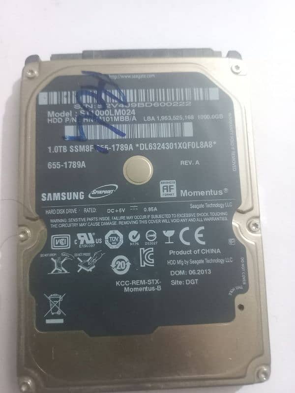 Samsung 1 TB hard drive 0