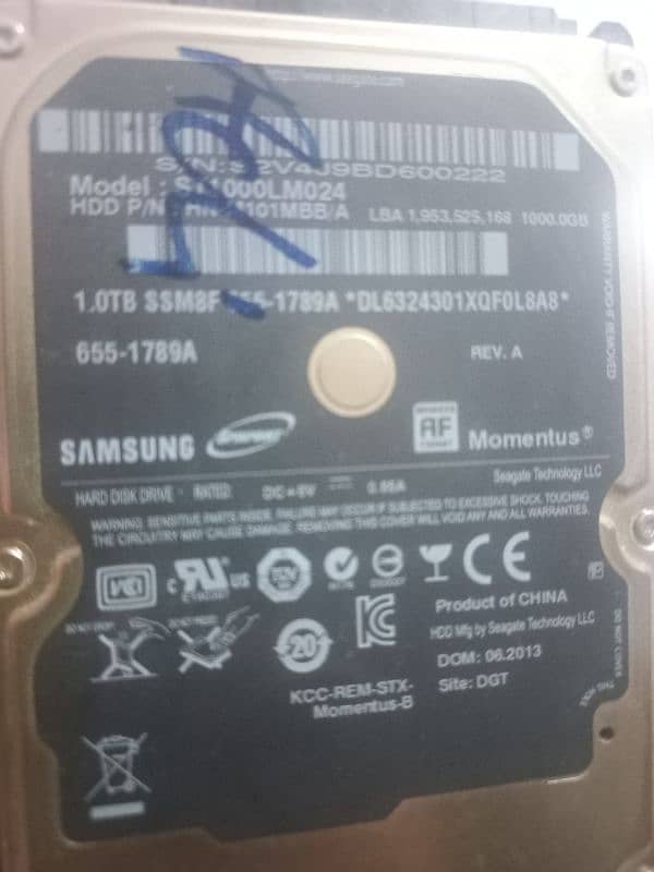 Samsung 1 TB hard drive 1