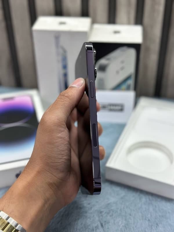 14 Pro Max JV 128GB Brand New Condition Purple 2