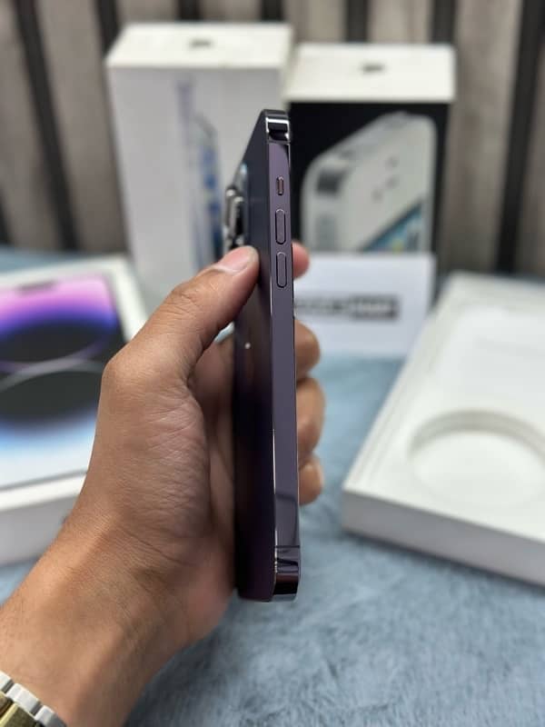 14 Pro Max JV 128GB Brand New Condition Purple 3