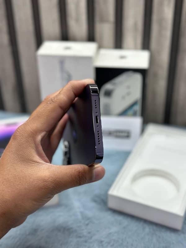 14 Pro Max JV 128GB Brand New Condition Purple 5