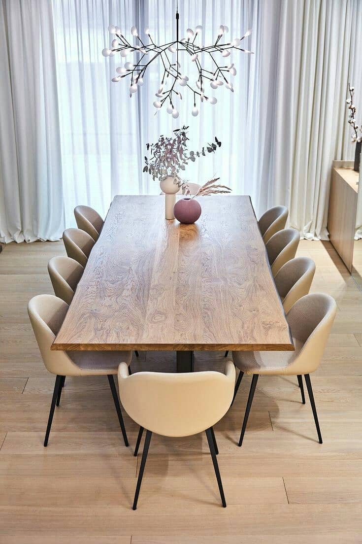 Dinning Table | Wooden | Glass | Pvc | 6 Seater Dinning Table | Sale 10