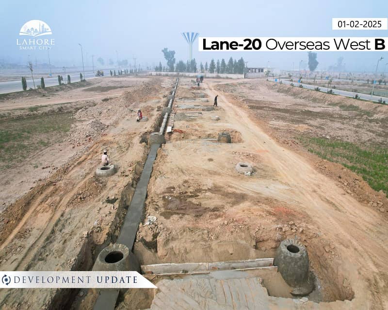 5 Marla Plot In Overseas Block READY TO POSSENTION PLOT AVAILABLE IN LAHORE SMART CITY 8