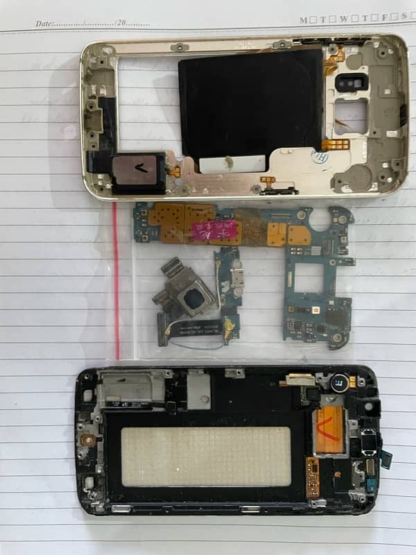 Samsung Glaxy S6-Edge Board and other Parts. 4