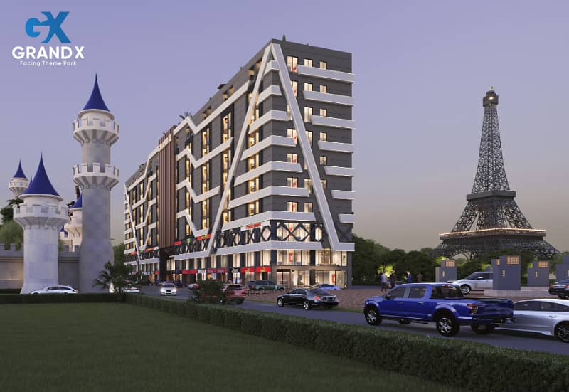 A Dream Home with a View of Theme Park and Eiffel tower Grand X One-Bed Apartments 16