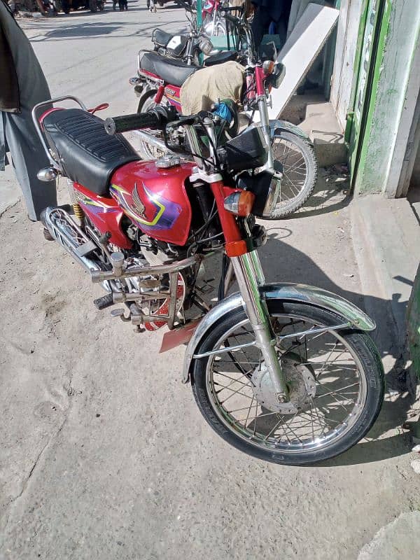 Honda 125  2017 model registration city Sargodha biometric availbe 12