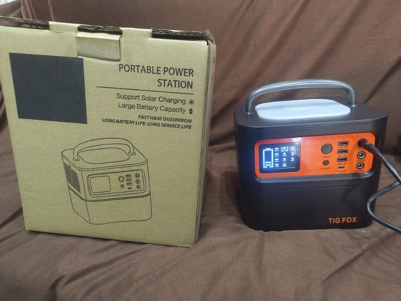 Tigfox T500 Portable Power Station 500w/540wh|Solar Generator 0