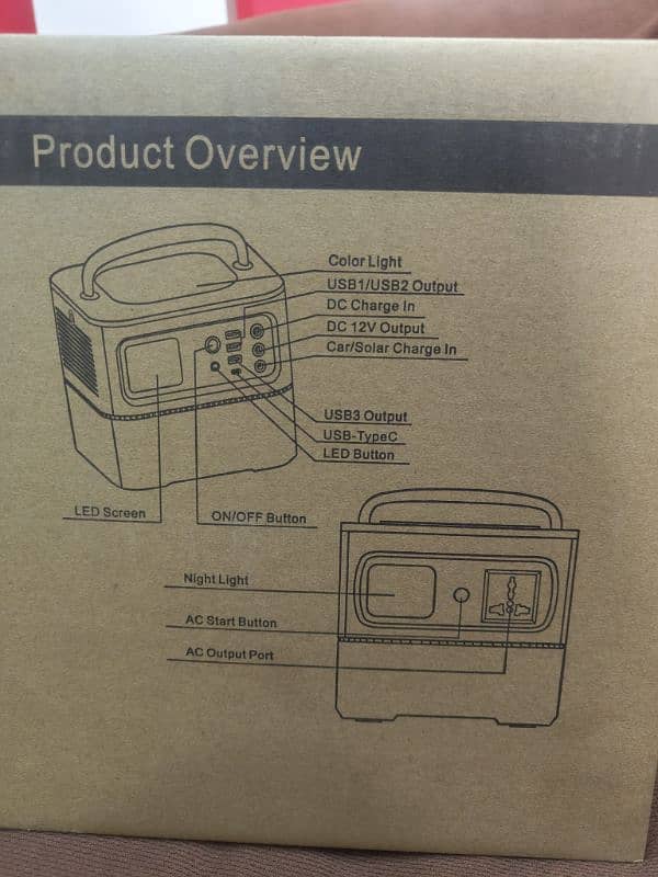 Tigfox T500 Portable Power Station 500w/540wh|Solar Generator 4