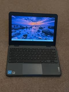 Lenovo 100e 3rd Gen Chromebook 4/64gb playstore Latest update 2031