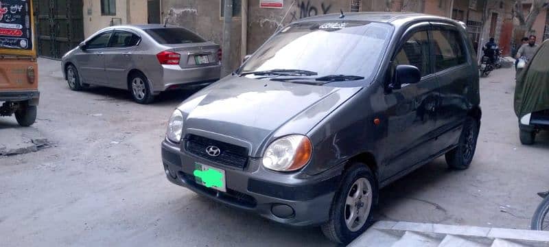 Hyundai Santro CLUB 2004 Model Full Chill AC Brand New Tyer aloyrims 6