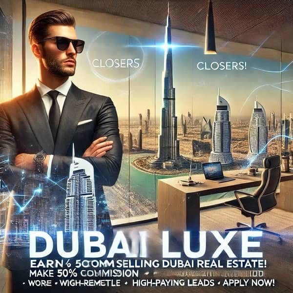 **" Earn 50% Commission | Dubai Real Estate Sales "** 03054644642 0