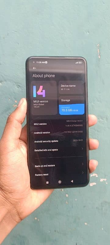 Mi Xiaomi 11 lite/6+2gb 128gb/exchange possible 6