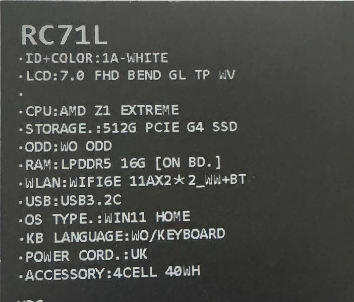 ROG Ally Z1 Extreme 1