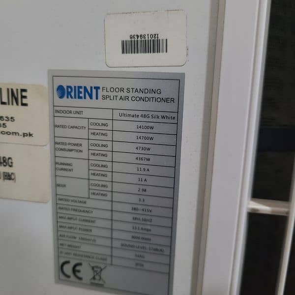 Orient 4 ton floor standing ac 3