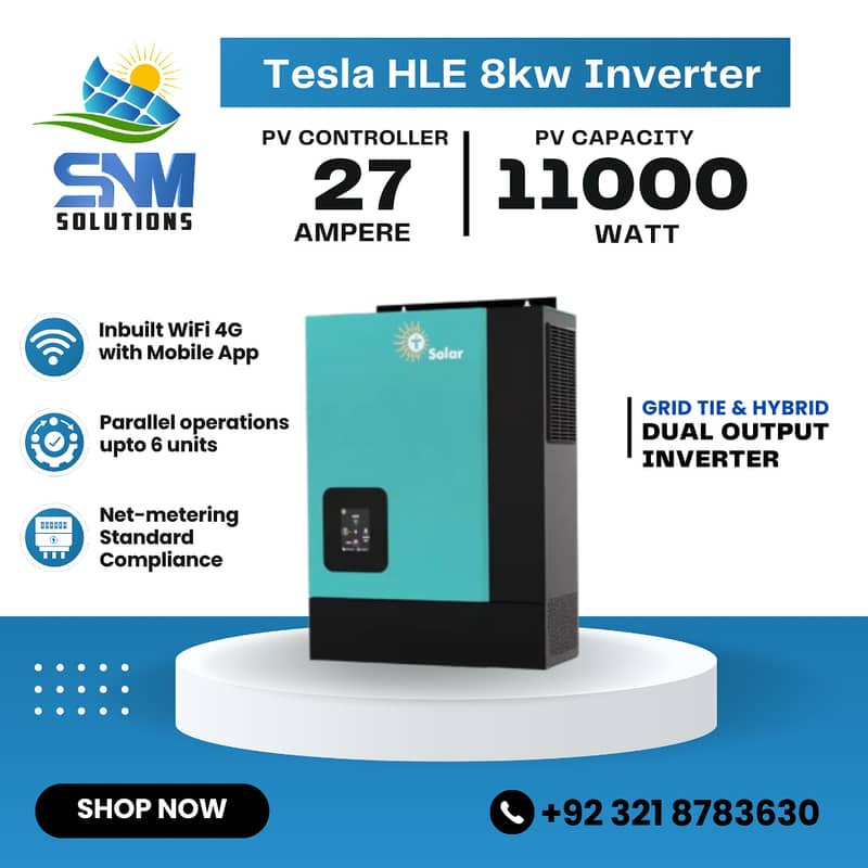 Tesla HLE 8kw Display Inverter for Sale 0