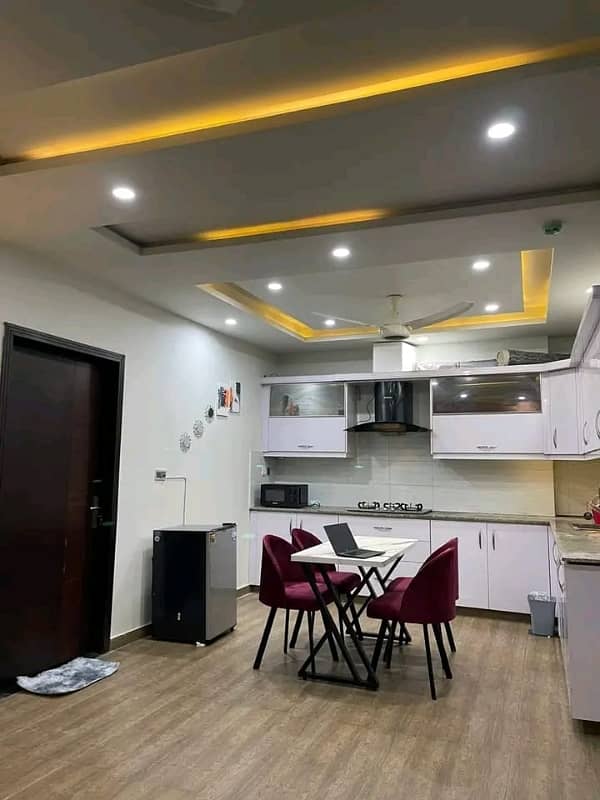 1 Bed Apartment Brand New Fully Furnished Luxury For Rent Family Building Lift Installed 840sqft Furnished Apartment Second Floor Bahria Town Phase 7 Rent 45000. Per Monthe 7