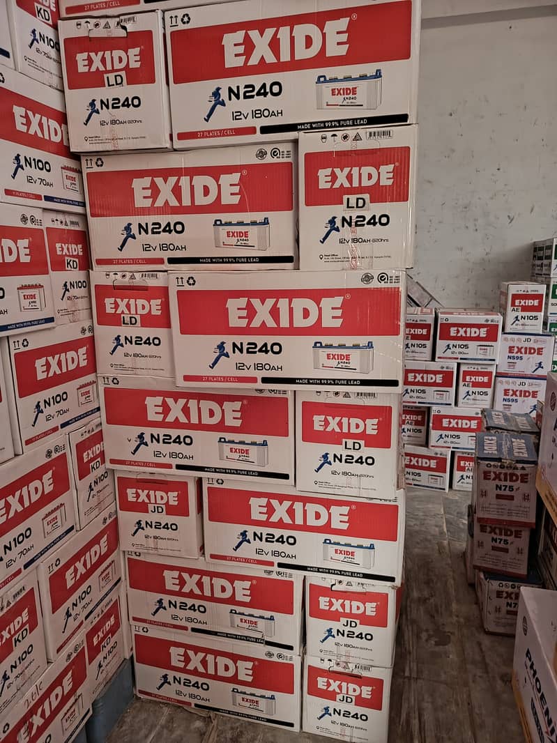 UPS Osaka & SAGA Phoenix, Exide, Daewoo Brands All DC Batteries Avail 8