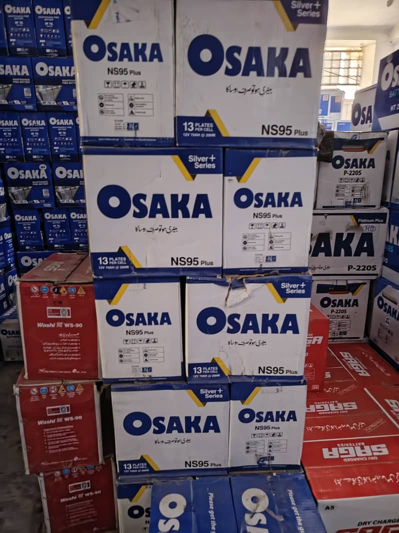 UPS Osaka & SAGA Phoenix, Exide, Daewoo Brands All DC Batteries Avail 15