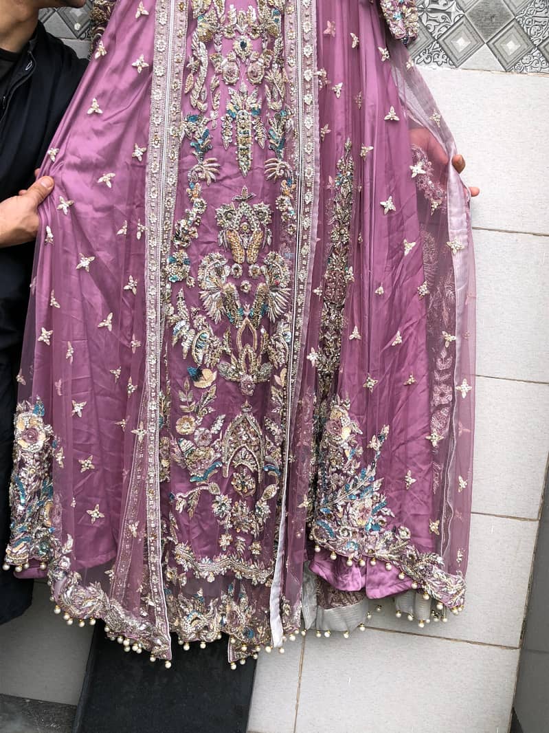 Bridal Maxi | Bridal walima Dress | Wedding Dress | bridal Walima max 2