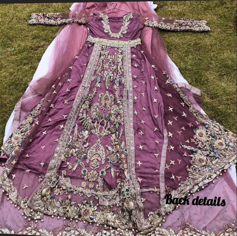 Bridal Maxi | Bridal walima Dress | Wedding Dress | bridal Walima max 9